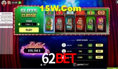 62Bet - cassino ao vivo